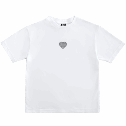 Crystal Heart T-Shirt – White