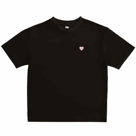 Small Heart T-Shirt – Brown