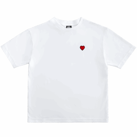 Small Heart T-Shirt – White