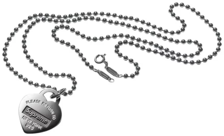 Supreme Tiffany & Co. Return to Tiffany Heart Tag Pendant Silver