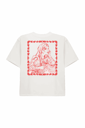 Cafe Societe  Cropped T-shirt Slavic Girl