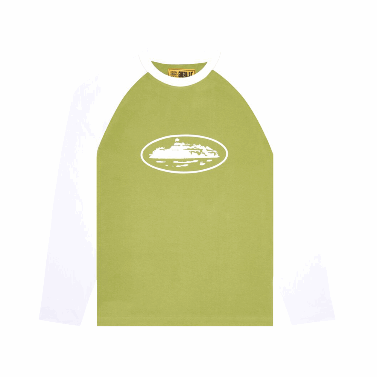 Corteiz Raglan Long-Sleeve Tee Sage Green