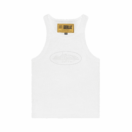 Corteiz Women's Tank Top - White On White