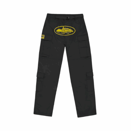 Corteiz Yella Guerillaz Cargos Black/Yellow
