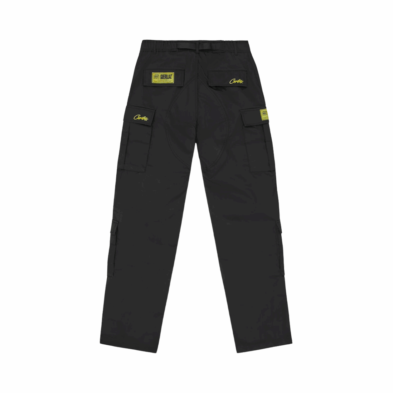 Corteiz Yella Guerillaz Cargos Black/Yellow