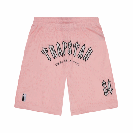 Trapstar Irongate Arch Basketball Shorts - Pink