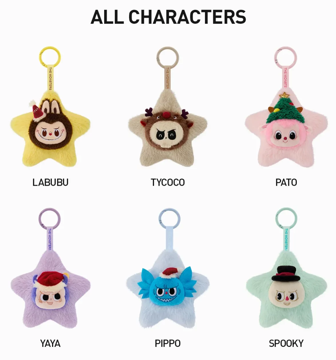 Labubu The Monsters Classic Series-Sparkly Plush Pendant