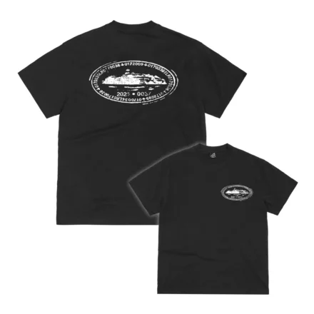 Corteiz Island Stamp Tee Black