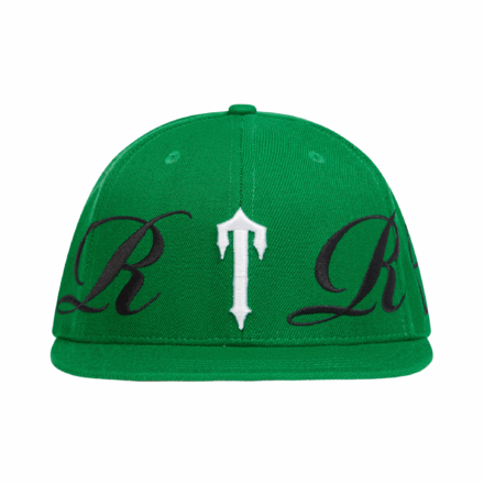 Trapstar Script Fitted - Green Bee/Black