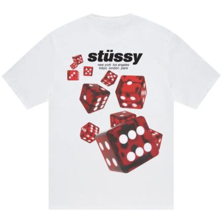 Stussy Rollers Tee White
