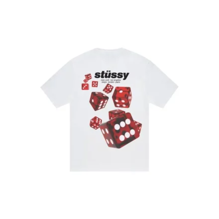 Stussy Rollers Tee White