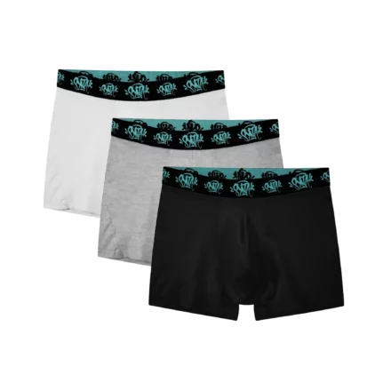 SynaWorld Syna 3 PACK Boxer White Grey Black