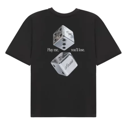 Cafe Societe T-shirt Dices Black