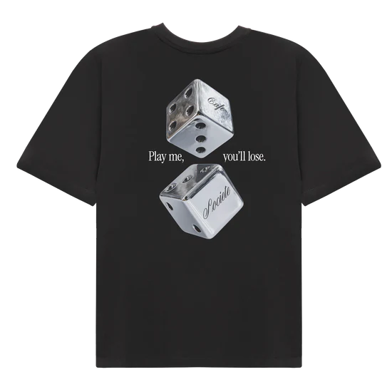 Cafe Societe T-shirt Dices Black