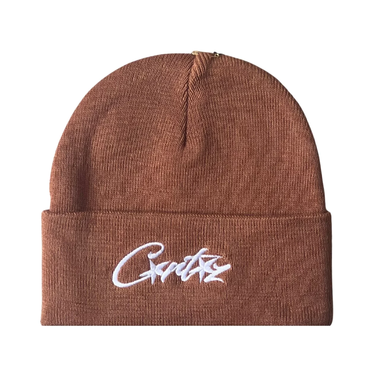 Corteiz Allstarz Folded Beanie - Brown