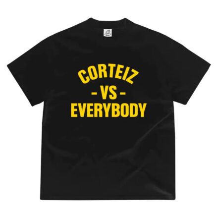 Corteiz vs Everybody Tee Black