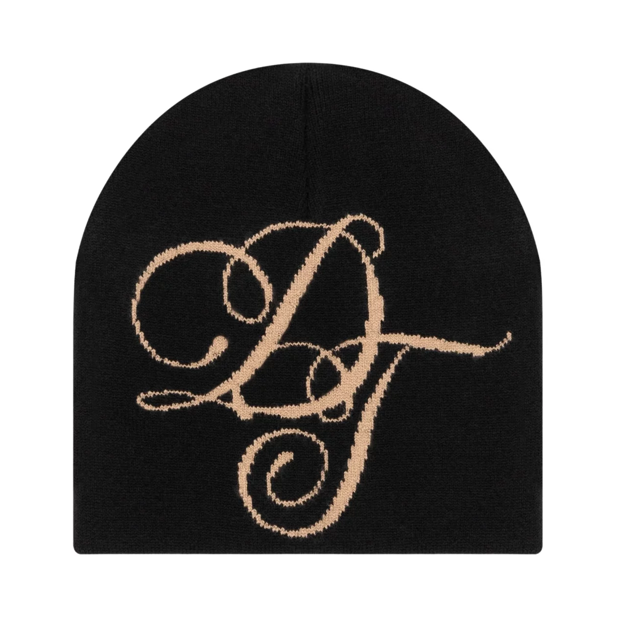 Denim Tears Metallic Gold Script Beanie