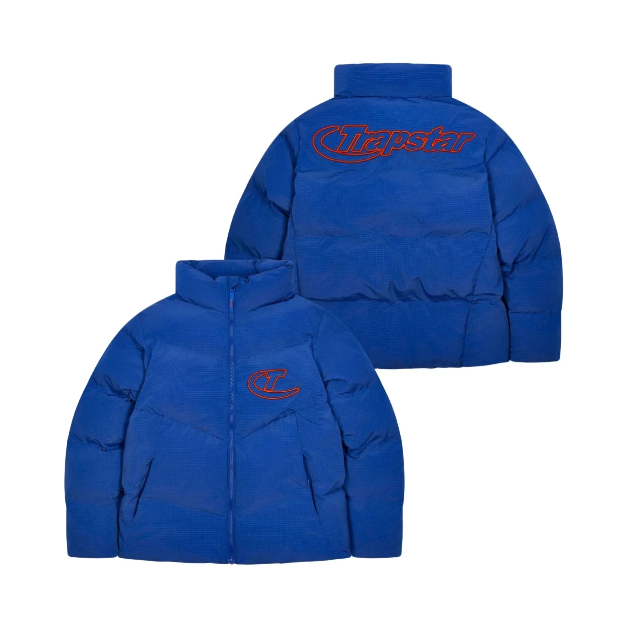 Trapstar Hyperdrive Ripstop Puffer - Blue_Orange