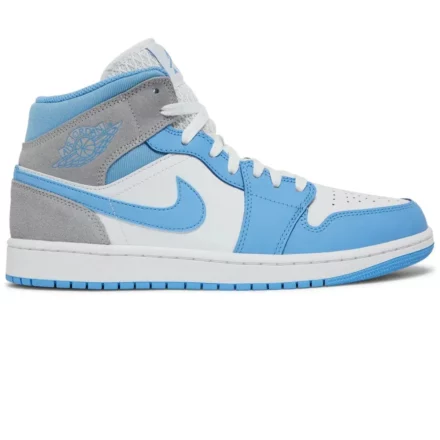 Air Jordan 1 Mid University Blue Grey 1