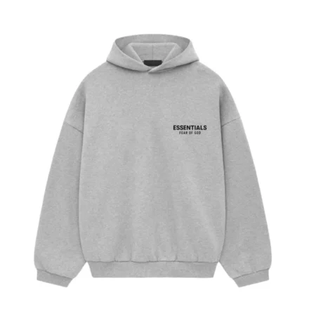 Fear of God Essentials Fleece Hoodie II Light Heather Grey 1