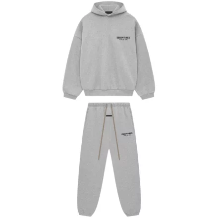Fear of God Essentials Fleece Set Light Heather Grey