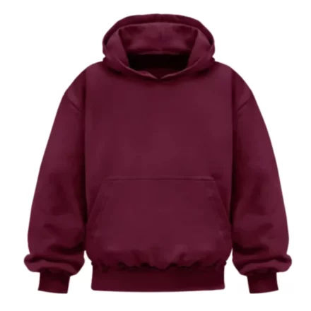MSC DESIGN Burgundy Hoodie 1