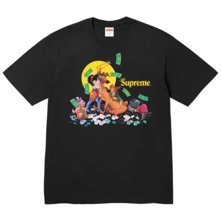 Supreme All Dogs Go To Heaven Tee Black