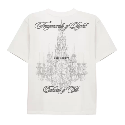 Cafe Societe T-shirt Chandalier (White)