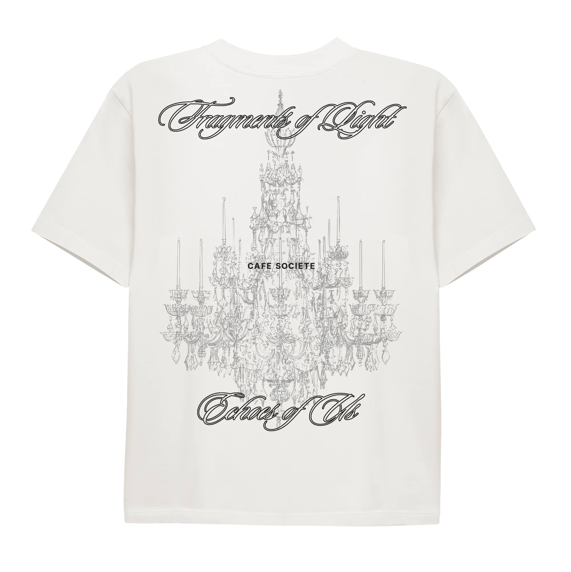 Cafe Societe T-shirt Chandalier (White)