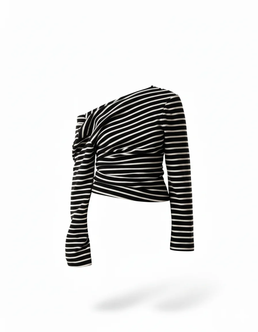 Cafe Societe Top Holly (Striped)