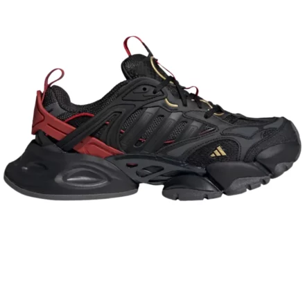 Adidas XLG Runner Deluxe Black Gold Metallic Red