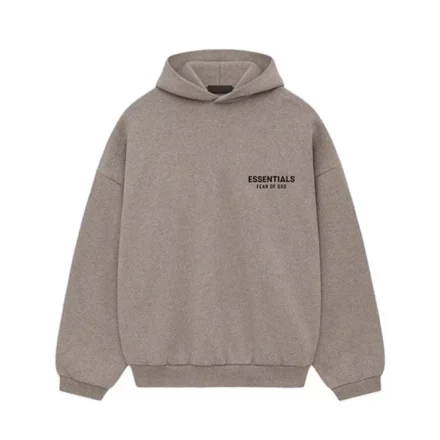 Fear of God Essentials Fleece Hoodie Heather Gray (FW24)