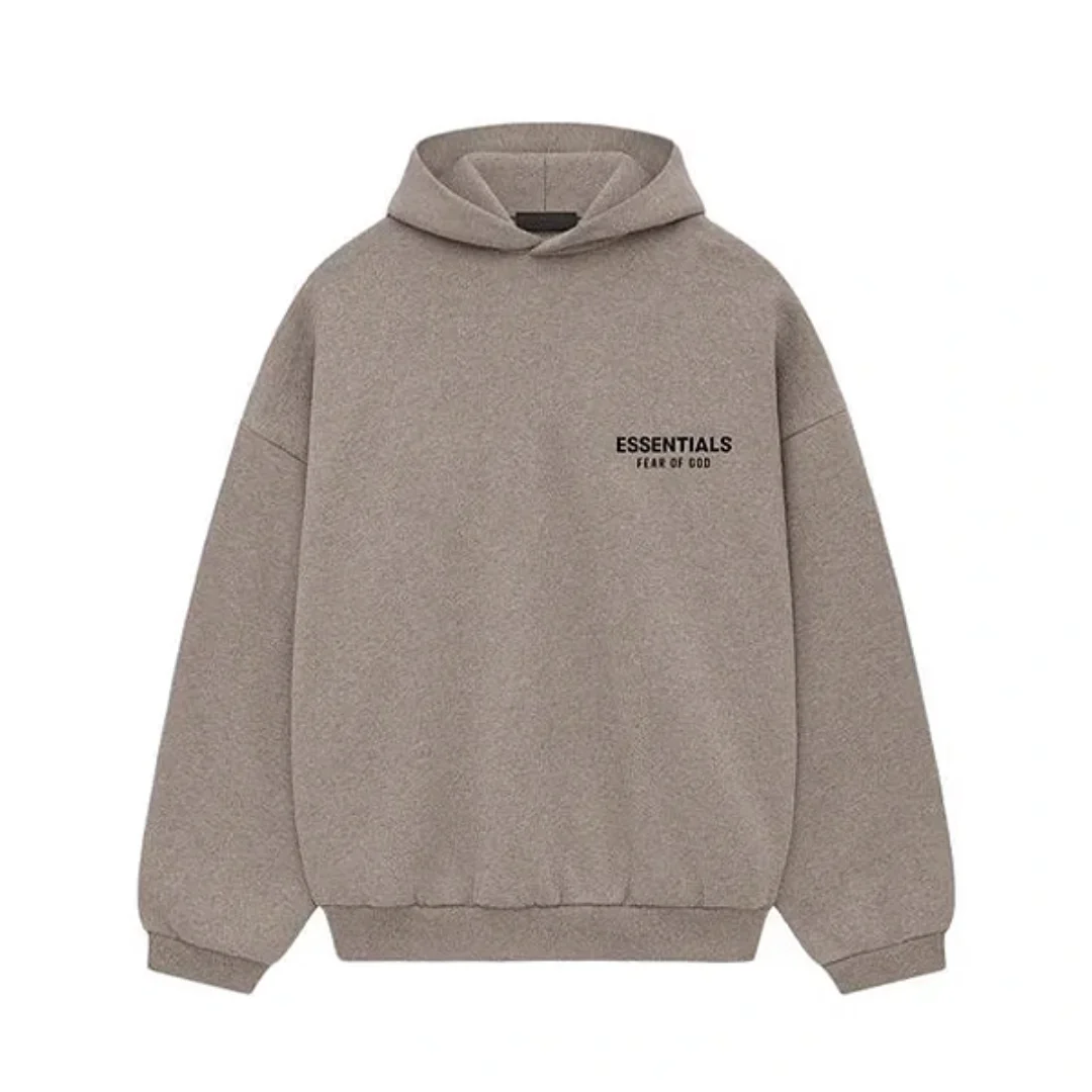 Fear of God Essentials Fleece Hoodie Heather Gray (FW24)