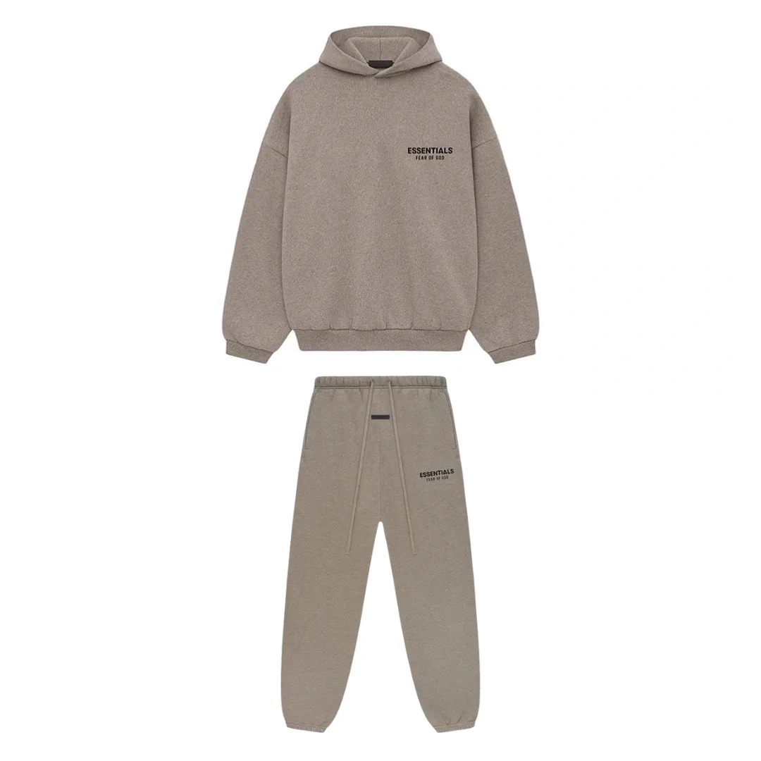 Fear of God Essentials Fleece Set Heather Gray (FW24)
