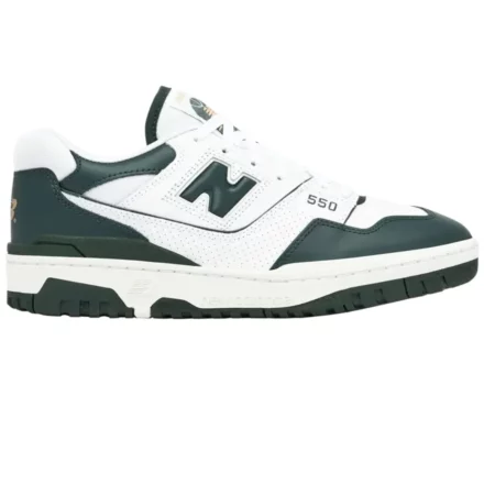 New Balance 550 White Dark Green