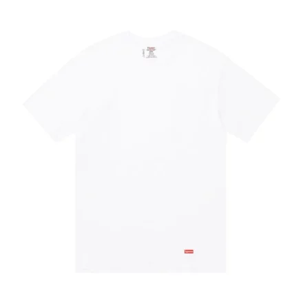Supreme x Hanes Tagless Tees White 1
