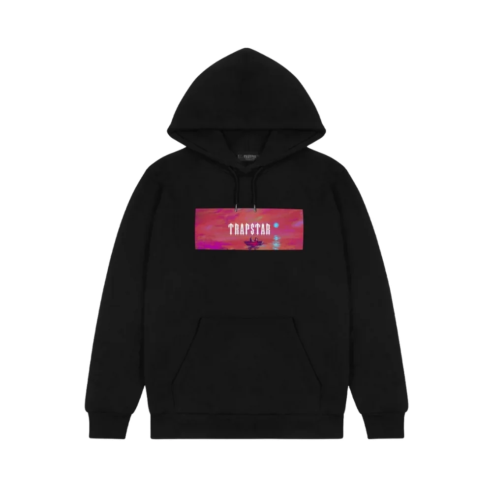 Trapstar x Dave Box Logo Hoodie - Black