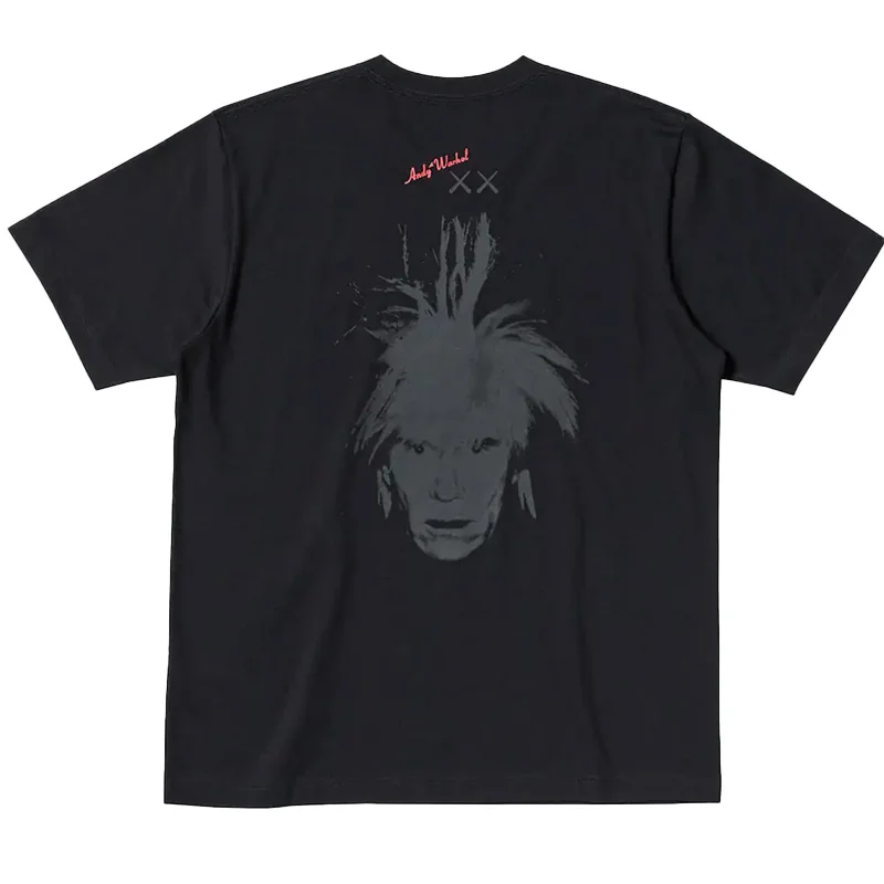 KAWS + WARHOL UT GRAPHIC Tee Black