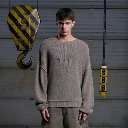 Logo Knitwear - Sandstorm Beige 1