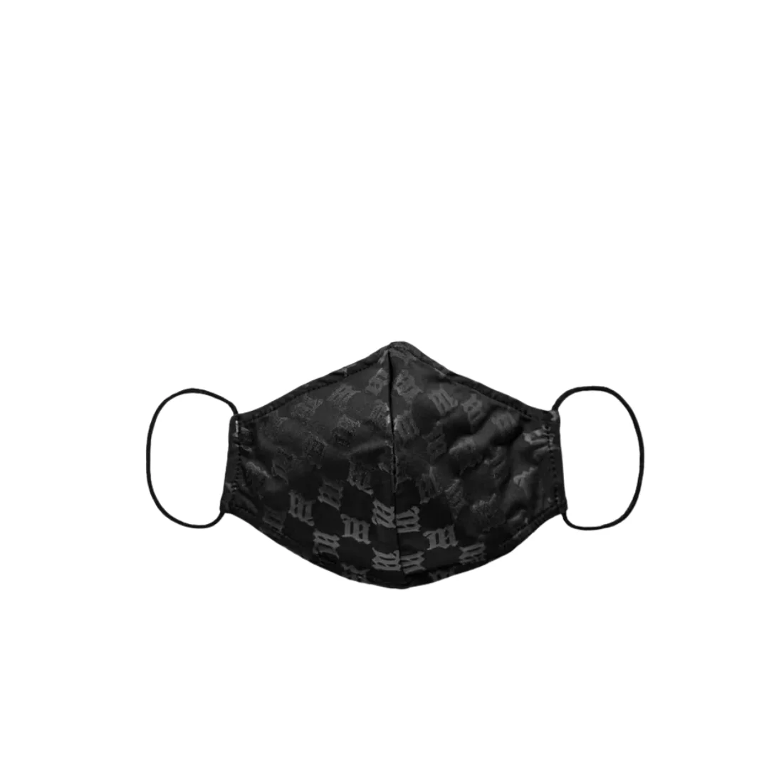 MISBHV Monogram Face Mask Black