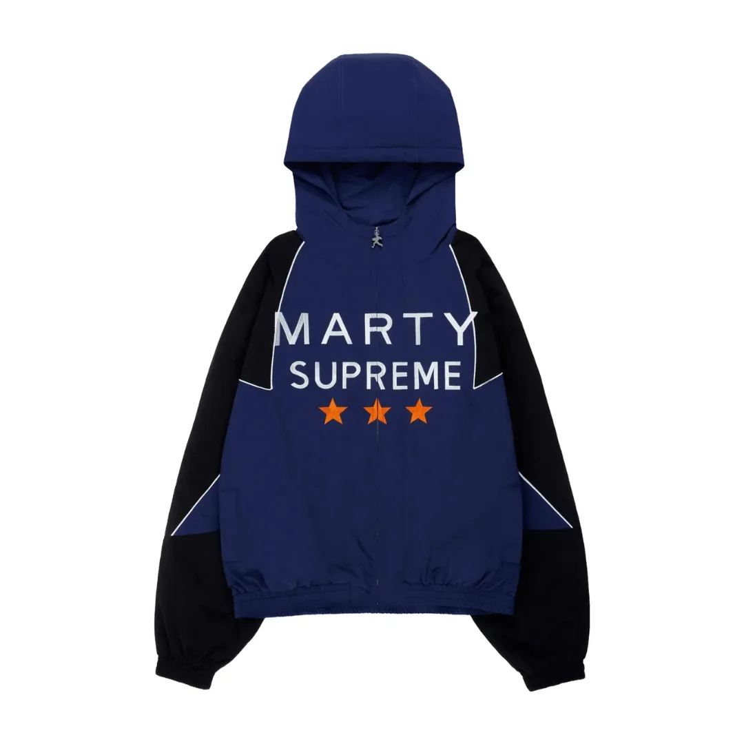 NAHMIAS x Marty Supreme A24 Classic Warm Up Jacket Navy 1