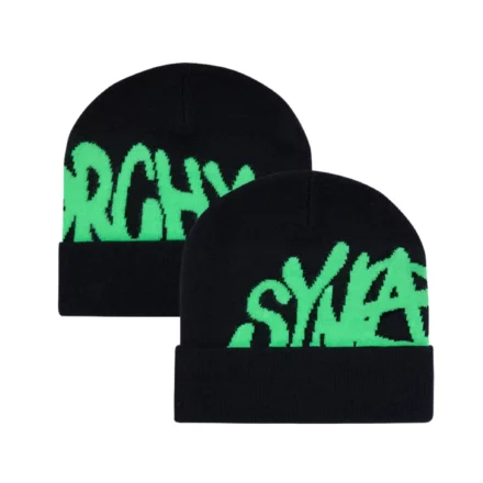 Synarchy Cuffed Beanie - Black_Green