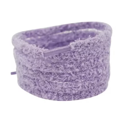 Sznurowki pluszowe fioletowe