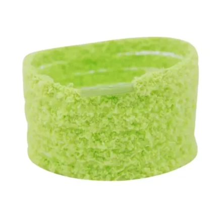 Sznurowki pluszowe zielone