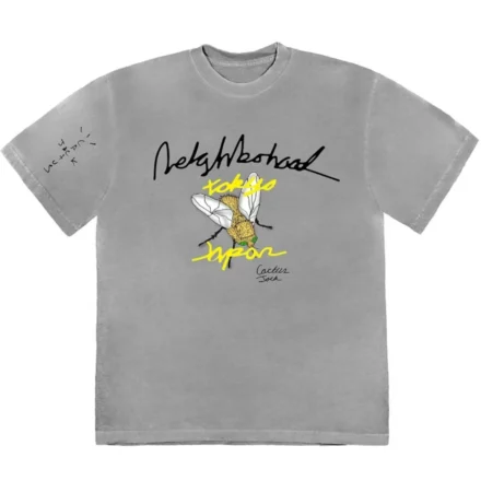 Travis Scott Cactus Jack x Neighborhood Carousel T-shirt Grey 1